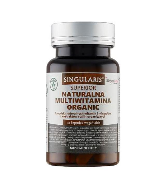 Singularis Superior Naturalna Multiwitamina Organic - 30 kaps. - cena, opinie, właściwości
