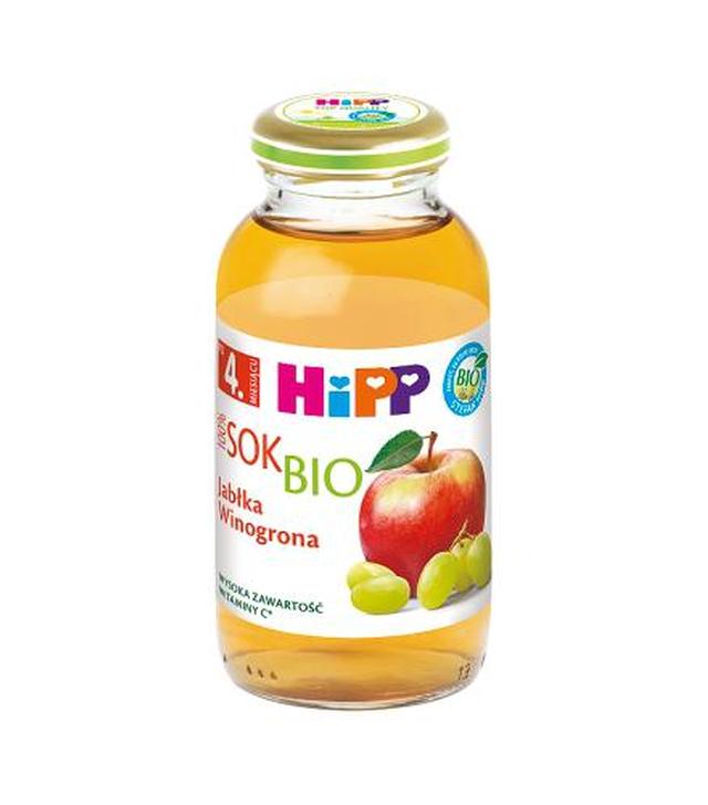 HiPP BIO Jabłka-Winogrona sok 100% po 4 miesiącu - 200 ml
