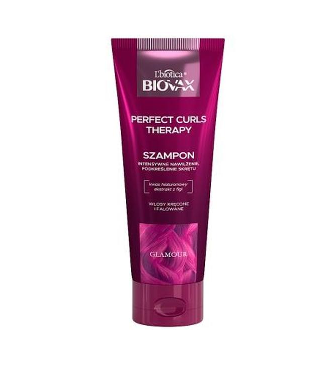 L'biotica Biovax Glamour Perfect Curls Therapy Szampon intensywnie nawilżający, 200 ml