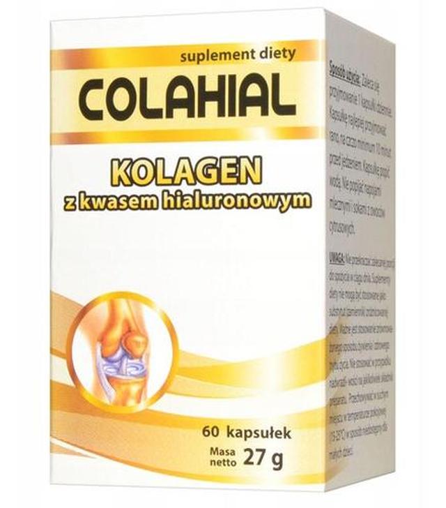 Colahial Kolagen z kwasem hialuronowym - 60 kaps. - cena, opinie, ważne informacje