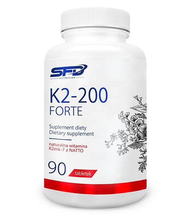 SFD Nutrition K2- 200 µg Forte - 90 tabl. - cena, opinie, właściwości
