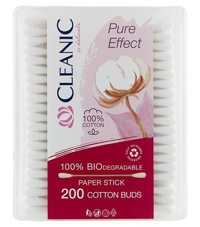 Cleanic Pure Effect Patyczki higieniczne, 200 szt., cena, opinie, właściwości