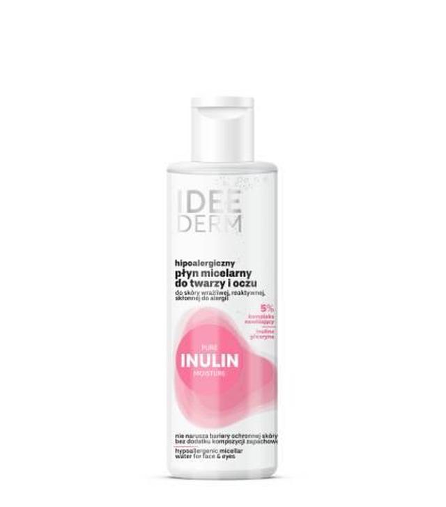 Idee Derm Hipoalergiczny Płyn micelarny do twarzy i oczu, 100 ml