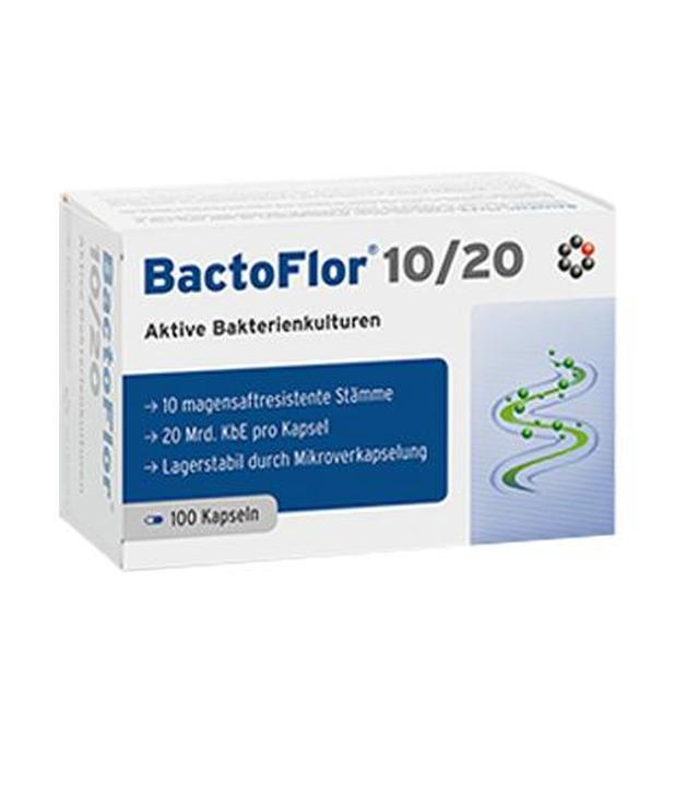 BactoFlor 10/20 - 100 kaps. - cena, opinie, dawkowanie