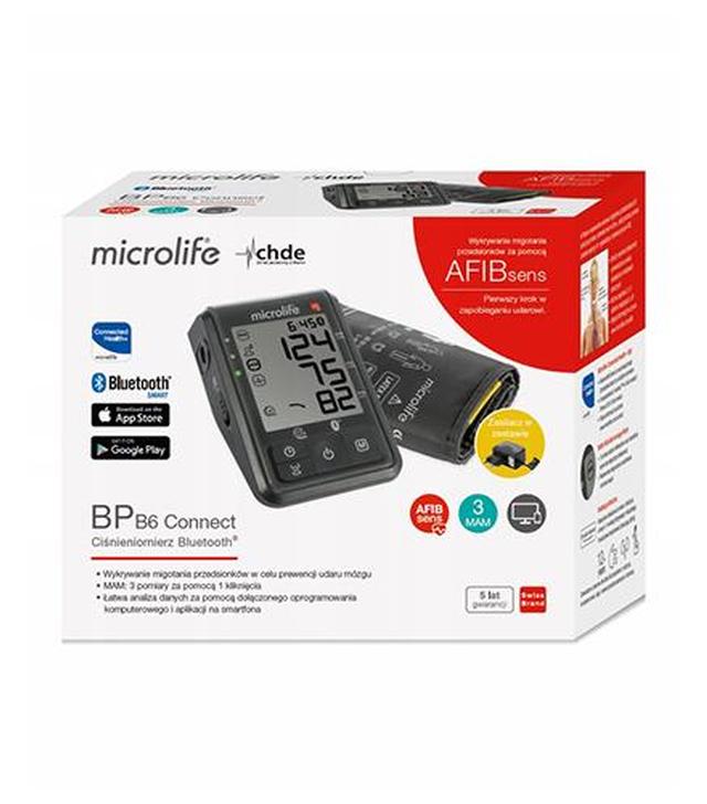 MICROLIFE BP B6 CONNECT AFIB Ciśnieniomierz automatyczny Bluetooth, 1 sztuka