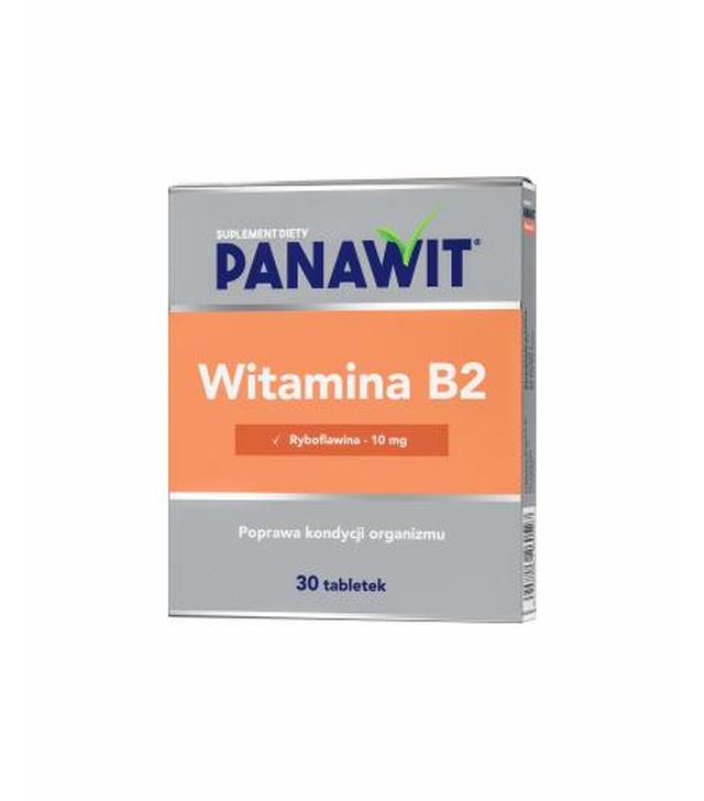 Panawit Witamina B2, 30 tabletek - 1023918 - uszkodzone kartonowe opakowanie