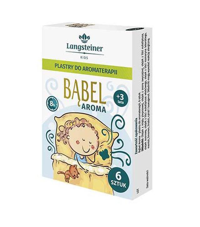 Langsteiner Kids Bąbel Aroma Plastry do aromaterapii +3 lata - 6 szt. - cena, opinie, wskazania