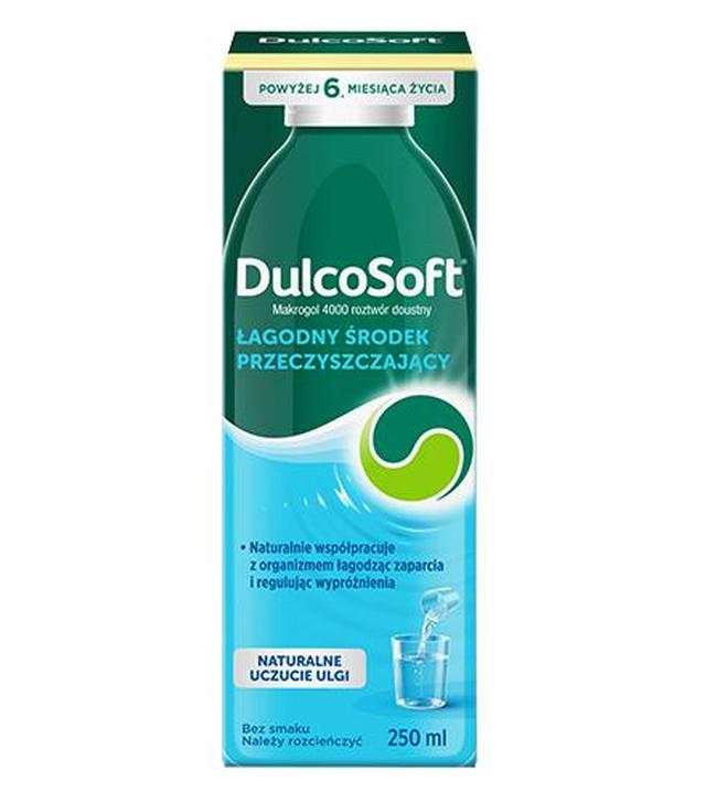 DULCOSOFT Roztwór Doustny, 250 ml. Sposób na zaparcia, cena, wskazania, właściwości