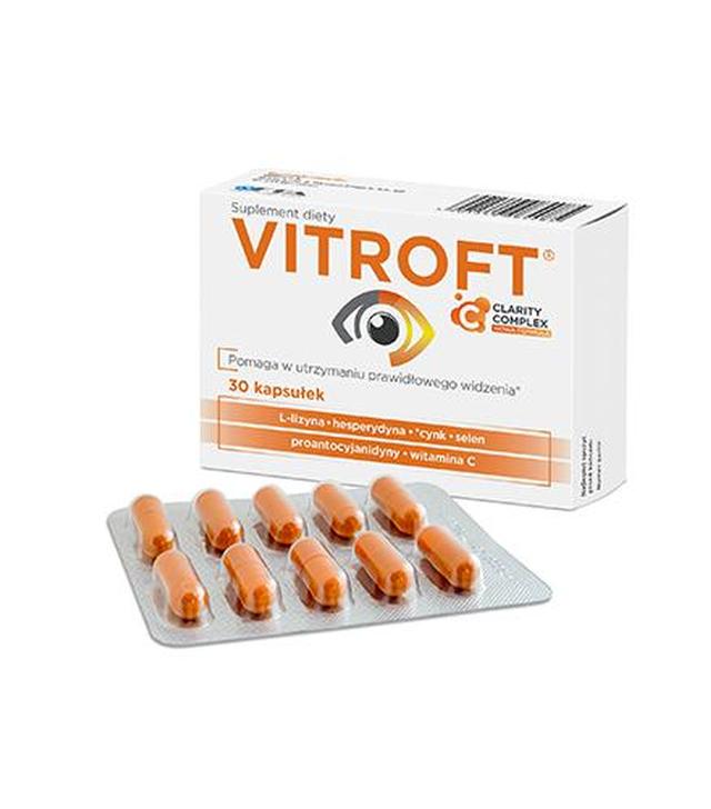 VITROFT Suplement diety - 30 kaps. - cena opinie, stosowanie
