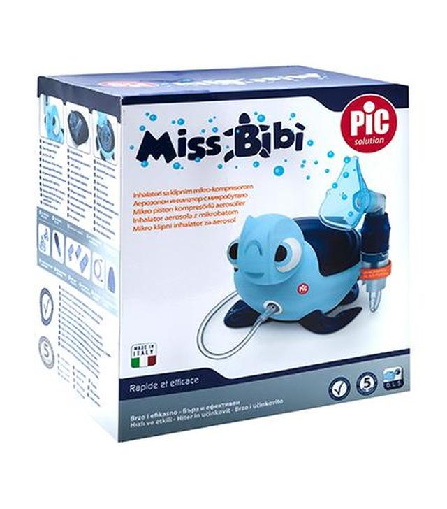 Pic Solutions Miss Bibi Inhalator mikrokompresorowy - 1 szt. - cena, opinie, specyfikacja