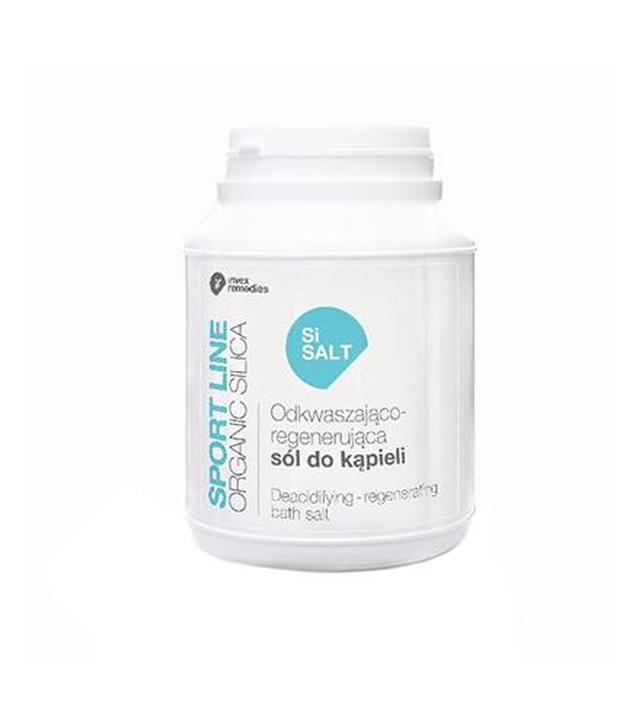 Invex Remedies Sport Line Organic Silica Odkwaszająco - Regenerująca sól do kąpieli - 1500 g - cena, opinie, stosowanie - ważny do 2025-09-30