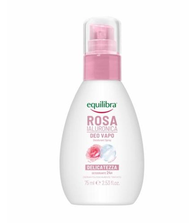 EQUILIBRA Różany dezodorant w sprayu z kwasem hialuronowym, 75 ml