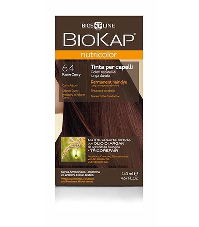 BioKap Nutricolor Farba do włosów 6.4 Miedziany W Kolorze Curry - 140 ml - cena, opinie, właściwości