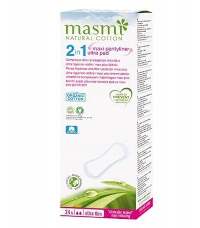 MASMI Podpaski 2w1 do użycia dla kobiet z lekkim nietrzymaniem moczu - 24 szt.