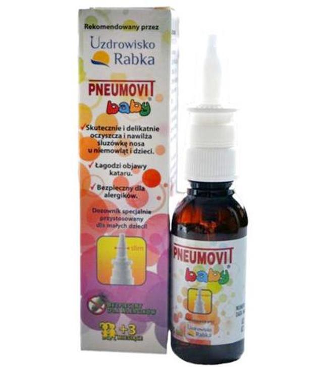 Gorvita Pneumovit Baby Spray do nosa, 35 ml - cena, opinie, stosowanie