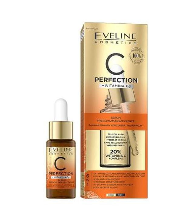 Eveline Cosmetics C-Perfection Serum przeciwzmarszczkowe z 20% witaminą C, 18 ml