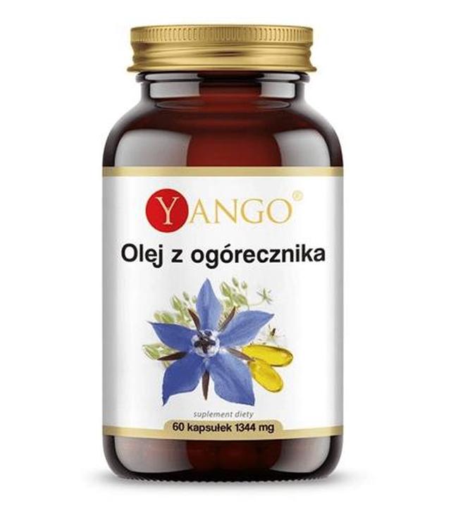 Yango Olej z ogórecznika 1344 mg - 60 kaps. Dla zdrowej skóry - cena, opinie, stosowanie