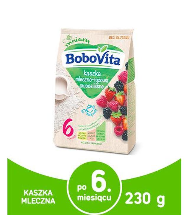 BOBOVITA Kaszka mleczno-ryżowa o smaku owoców leśnych po 6 m-cu - 230 g