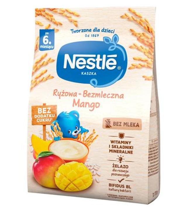 Nestle Kaszka Ryżowa- Bezmleczna Mango po 6 miesiącu, 170 g, cena, opinie, właściwości