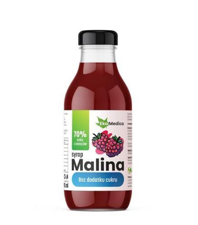 EkaMedica Syrop Malina bez dodatku cukru, 300 ml