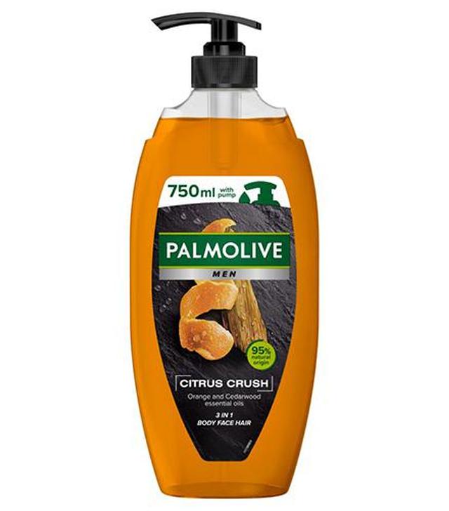 Palmolive Men Citrus Crush Żel pod prysznic 3 w 1, 750 ml, cena, opinie, wlaściwości