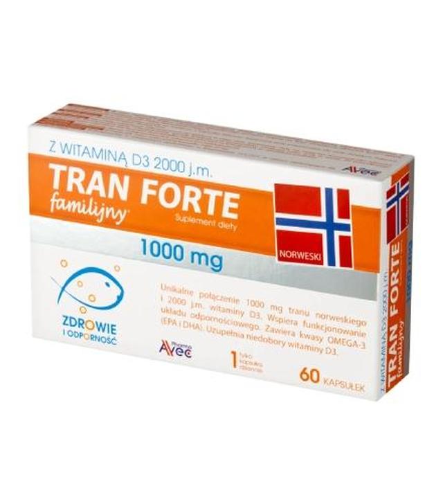 Avec Pharma Tran Forte, 60 kapsułek