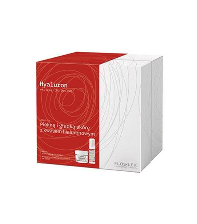 Floslek Hyaluron Anti-Aging Zestaw Serum przeciwzmarszczkowe, 30 ml + Krem przeciwzmarszczkowy, 50 ml na dzień