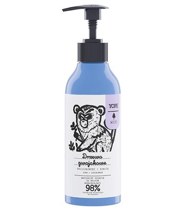 Yope Naturalny szampon do włosów Wzmacniający Drzewo gwajakowe Kadzidłowiec i żywica - 300 ml - cena, opinie, skład