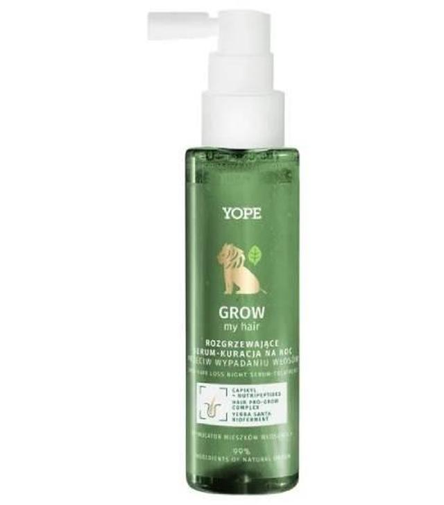 Yope Grow My Hair Serum-kuracja na noc do skóry głowy, 110 ml