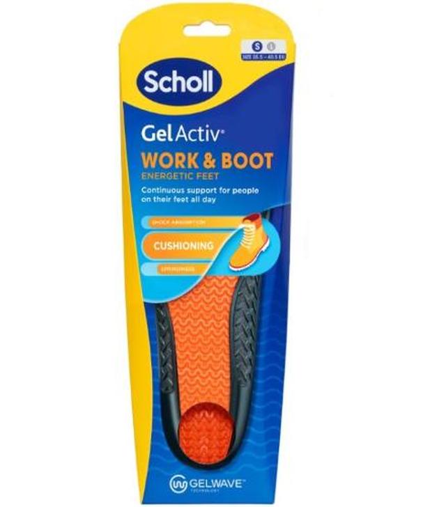 Scholl GelActiv Work & boot Wkładki do butów damskie S 1 para