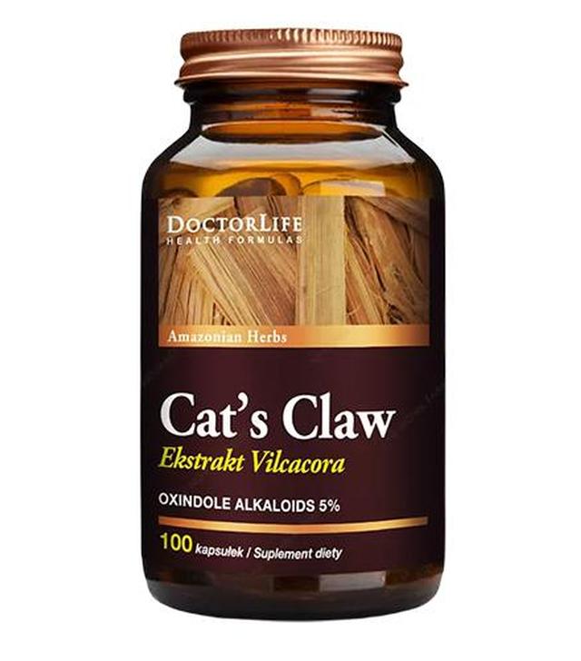 Doctor Life Cat’s Claw Extract Standaryzowany Koci Pazur - 100 kaps. - cena, opinie, wskazania