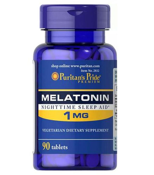 Puritans Melatonina 1 mg - 90 tabl. - cena, opinie, właściwości