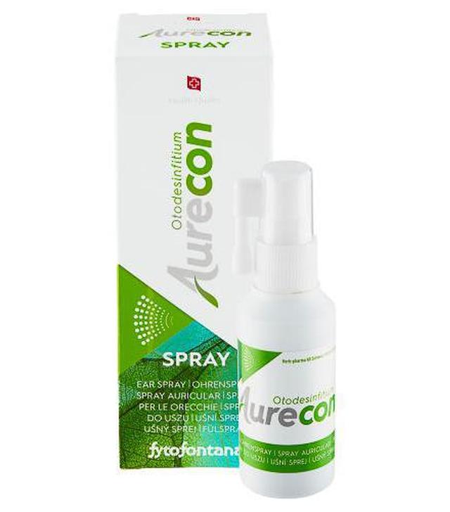 Fytofontana Aurecon Spray do uszu, 50 ml, cena, opinie, wskazania