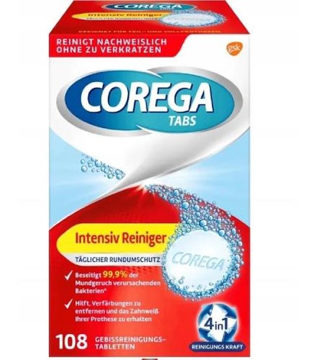 Corega Tabs Intensiv Reiniger, 108 tabletek