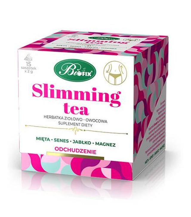 Bifix Slimming tea Herbatka ziołowo - owocowa - 15 sasz. - cena, opinie, właściwości