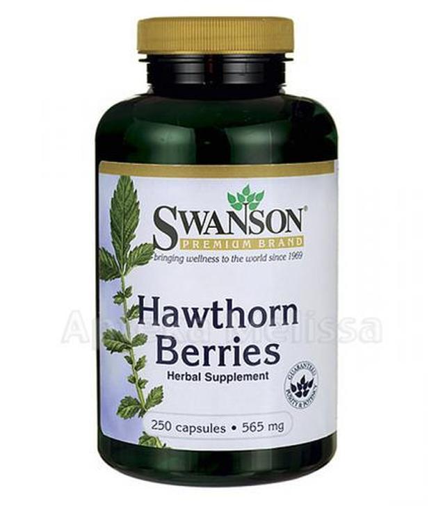 SWANSON Głóg owoce 565 mg, 250 kapsułek