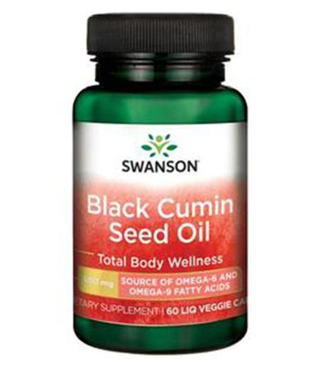 SWANSON Olej z nasion czarnego kminu 500 mg - 60 kaps.