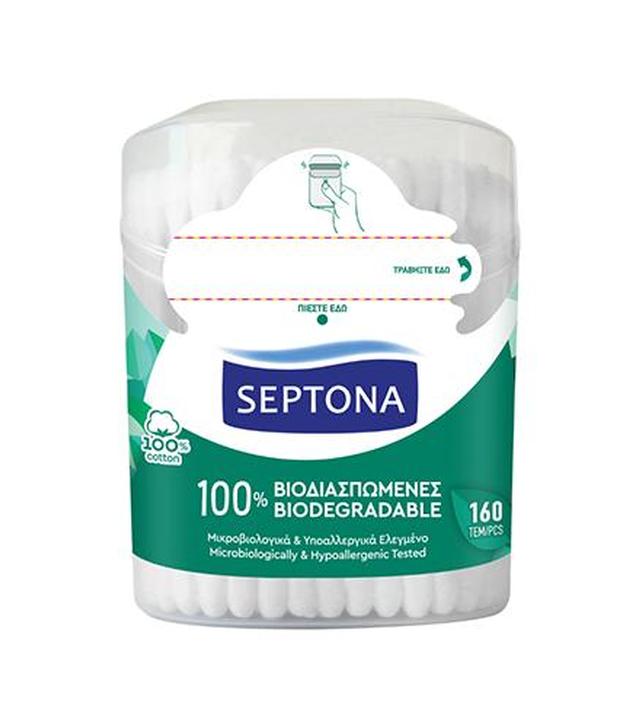 Septona Ecolife Biodegradowalne Patyczki higieniczne, 160 sztuk