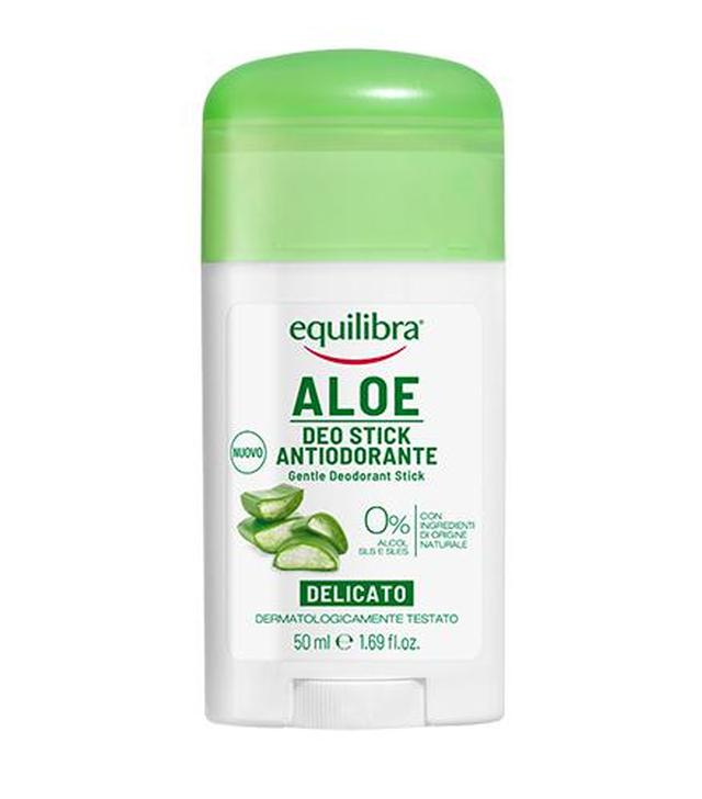 Equilibra Aloesowy dezodorant w sztyfcie - 50 ml - cena, opinie, wskazania