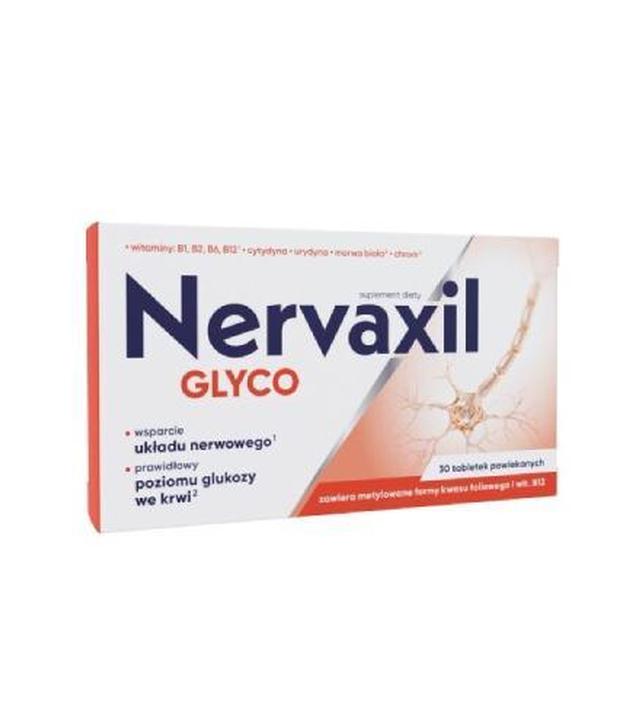 Nervaxil Glyco, 30 tabletek powlekanych