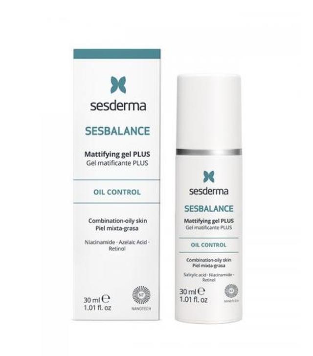 SESDERMA SESBALANCE Żel matujący PLUS kontrola sebum, 30 ml