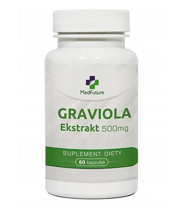 MedFuture Graviola ekstrakt 500 mg, 60 kaps. cena, opinie, dawkowanie