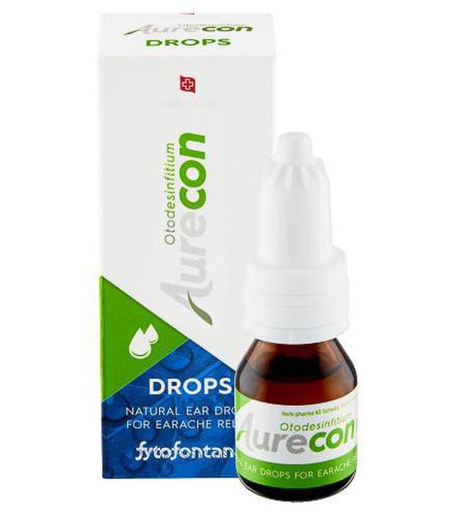 Fytofontana Aurecon Drops Krople do uszu, 10 ml, cena, opinie, właściwości  - ważny do 2025-06-30