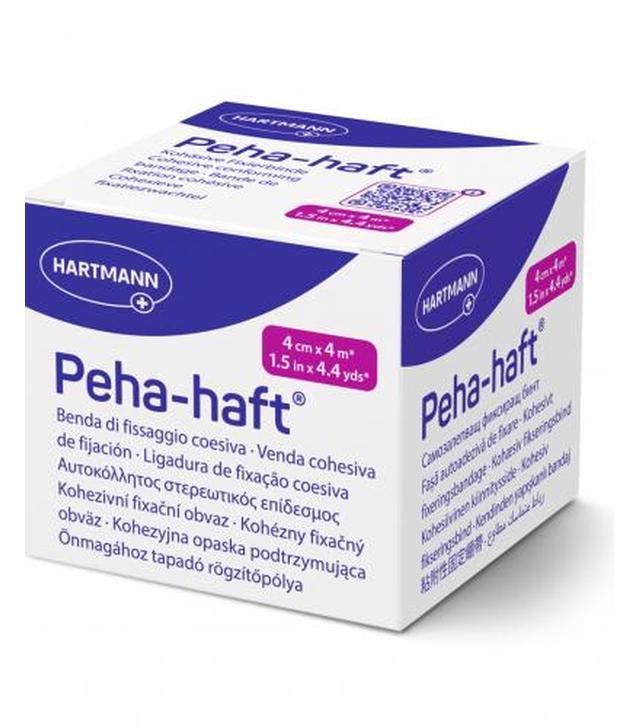 Peha-Haft Opaska podtrzymująca kohezyjna 4 cm x 4 m, 1 sztuka