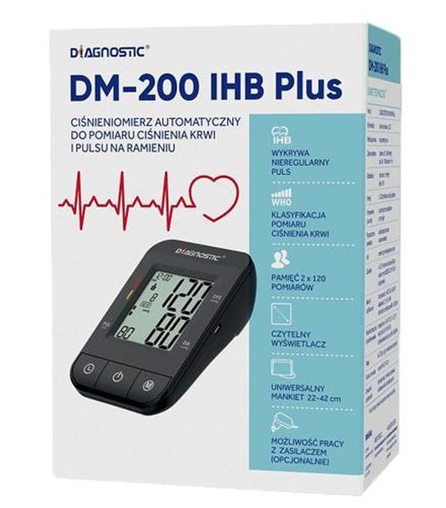 Diagnostic DM-200 IHB Plus Ciśnieniomierz automatyczny naramienny - 1 sztuka