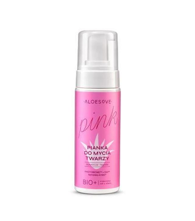 Aloesove Pink Pianka myjąca do twarzy, 150 ml