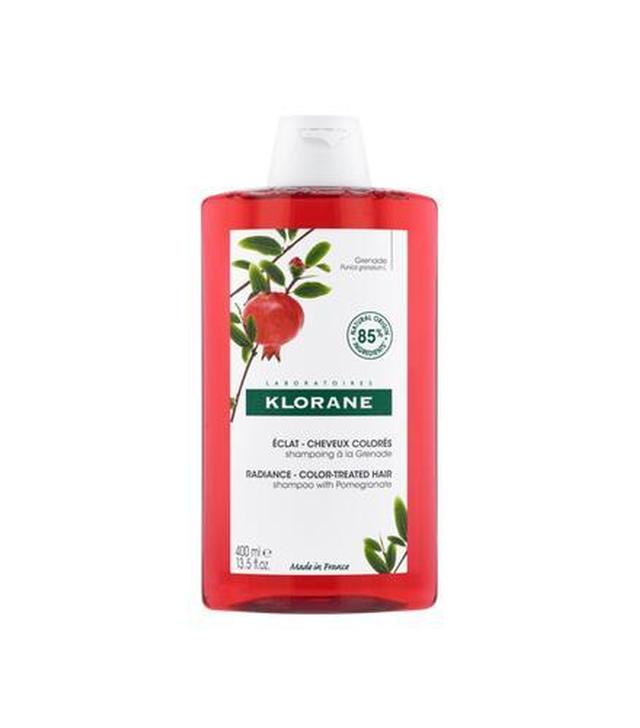 Klorane Blask - Włosy farbowane szampon z granatem - 400 ml - cena, opinie, skład