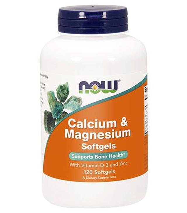 NOW FOODS Calcium & Magnesium - 120 kaps.