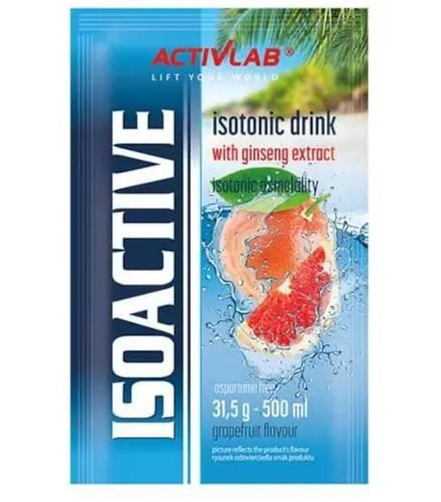 Activlab Isoactive grejpfrutowy, saszetka, 1 sztuka