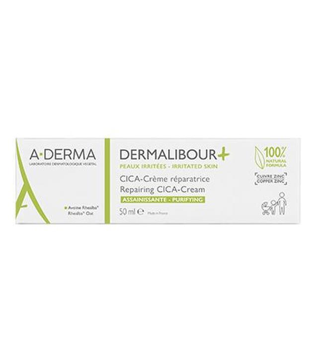 A-Derma Dermalibour + Cica Krem regenerujący, 50 ml - 1023746 - uszkodzone opakowanie